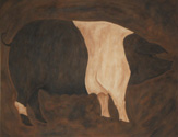 Saddleback I, acrylic on canvas, 36" x 48", 91.5 x 122 cm, 2006